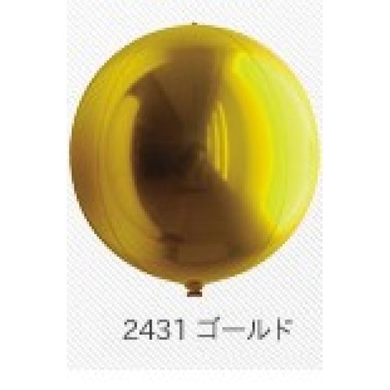 2314 14吋金色球狀鋁膜氣球