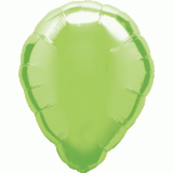 18" Metallic Lime Green Perfect Balloon