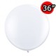 42847     36吋 Qualatex 白色大圓形乳膠氣球
