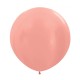 57344     36吋玫瑰金色大圓形乳膠氣球
