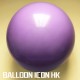43656     36吋粉紫色大圓形乳膠氣球