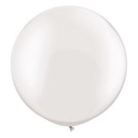 39946     30"  Balloons WHITE 36吋大圓形珍珠白色