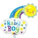 33658   30" Jumbo Baby Boy Bright Happy Sun Balloon 天晴小太陽男孩氣球