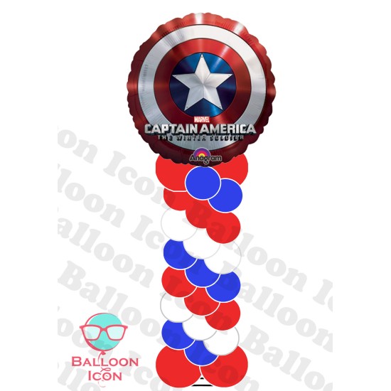 C000012 Captain America Balloon Column