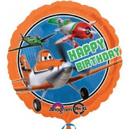 27414     17" Disney Planes Happy Birthday Balloons