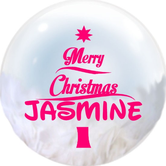 Create Your Christmas Bubble Balloon (English) 另配聖誕訊息(英文)