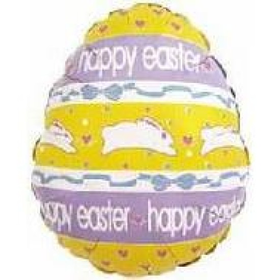 Happy Easter Egg Hopping Rabbits 