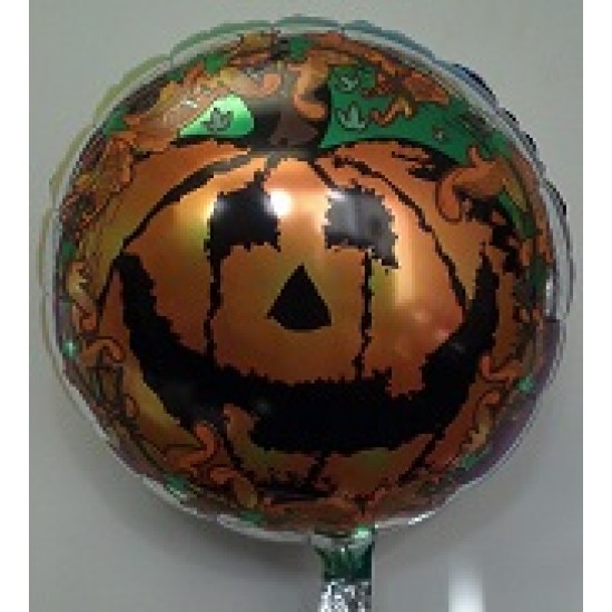 Scary Pumpkin Mylar Balloon