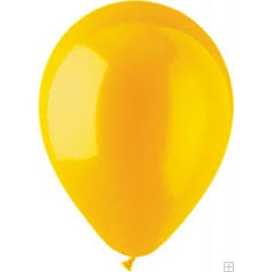 912118     12" Standard Goldenrod Latex 蛋黃色橡膠氣球