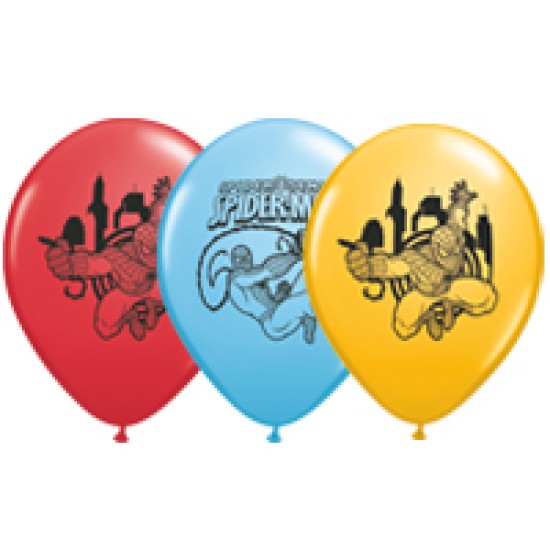 11'' Spider-Man Latex Balloons
