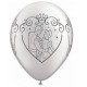99292 11" 灰姑娘珍珠白色乳膠氣球