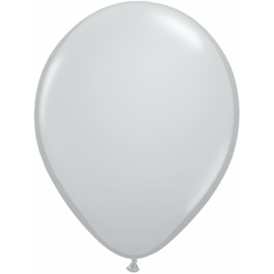 13780   11" Qualatex Latex Balloons GRAY  灰色橡膠氣球