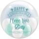 L003 Cupid Valentine's Bubble Balloon 丘比特情人節水晶氣球