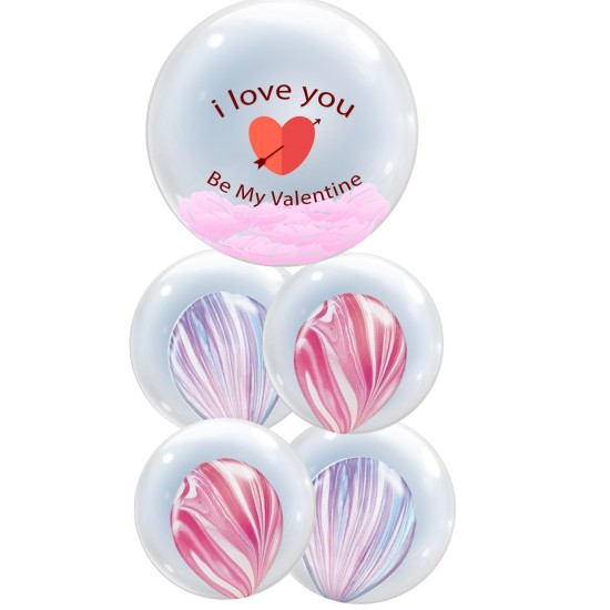 LB001 Arrow Of Love Balloon Bouquet 愛神之箭情人情氣球套裝