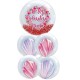 LB006 Be My Valentine Spark Bubble Balloon Bouquet 做我的情人閃絲氣球套裝