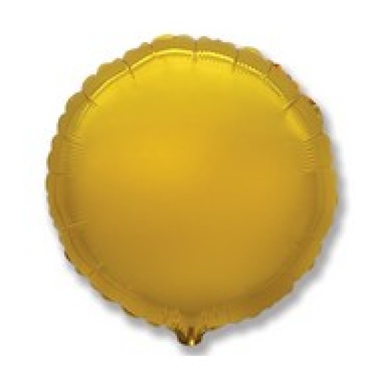 406500   32" 大金色圓形鋁膜氣球
