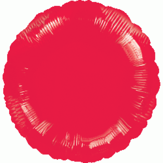 406500R   32" Jumbo Metallic Red Circle