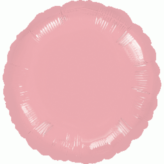 80044  18吋粉紅色圓形鋁膜氣球