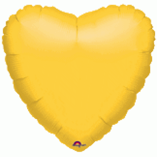 18" Yellow Heart