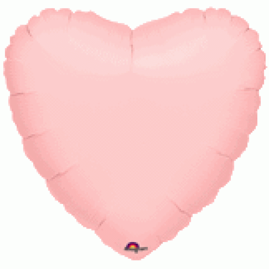80043 18" 淺粉紅色心形鋁膜氣球