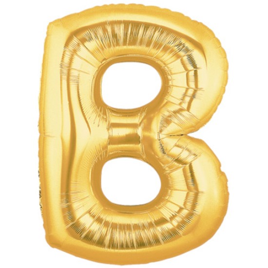 36吋大金色字母鋁膜氣球B