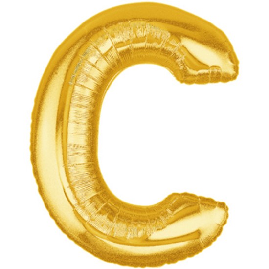 36吋大金色字母鋁膜氣球C