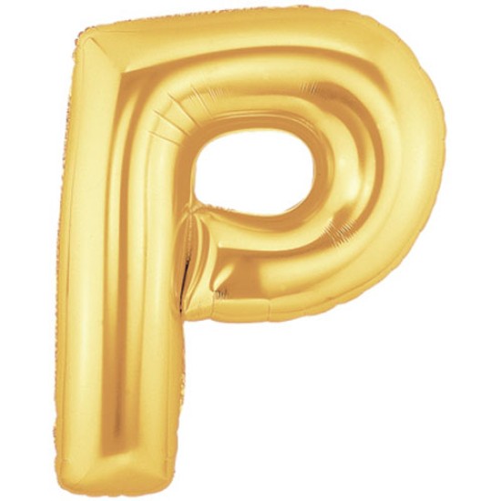 36吋大金色字母鋁膜氣球P