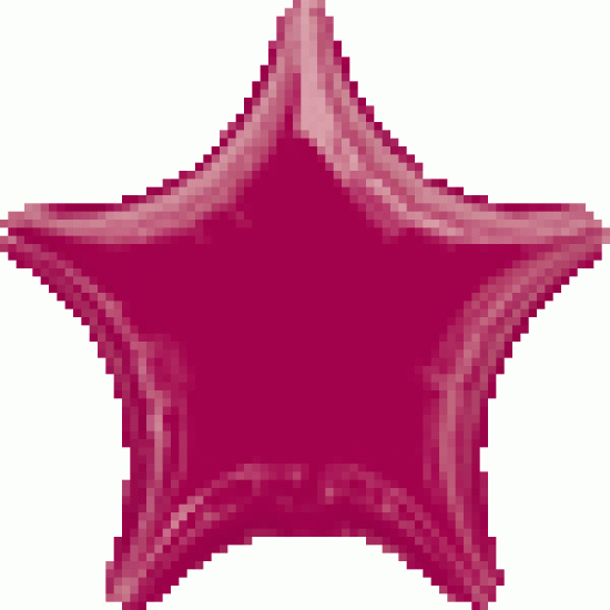 18" Burgundy Star