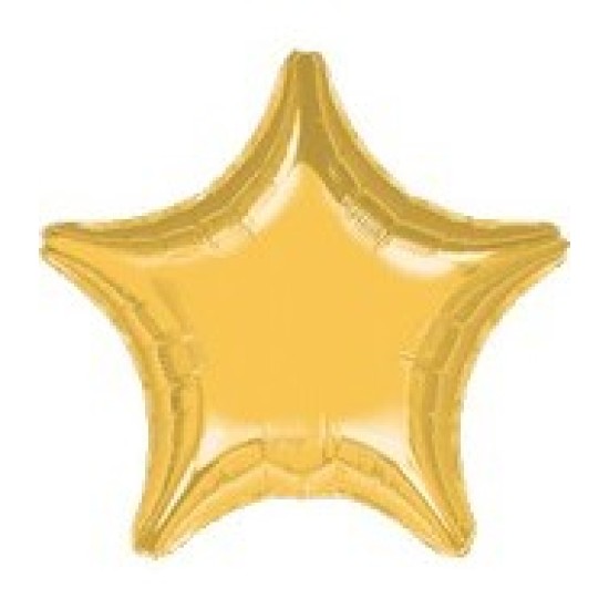 1611799  Large Balloon Gold Star