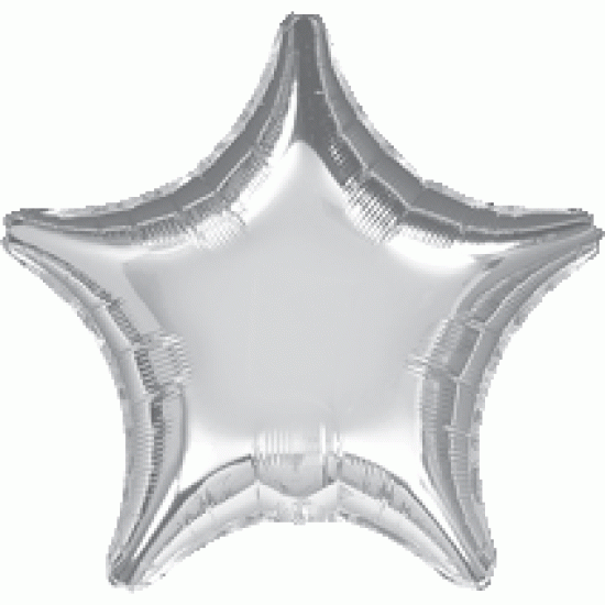  306500 32'' 銀色星星鋁膜氣球