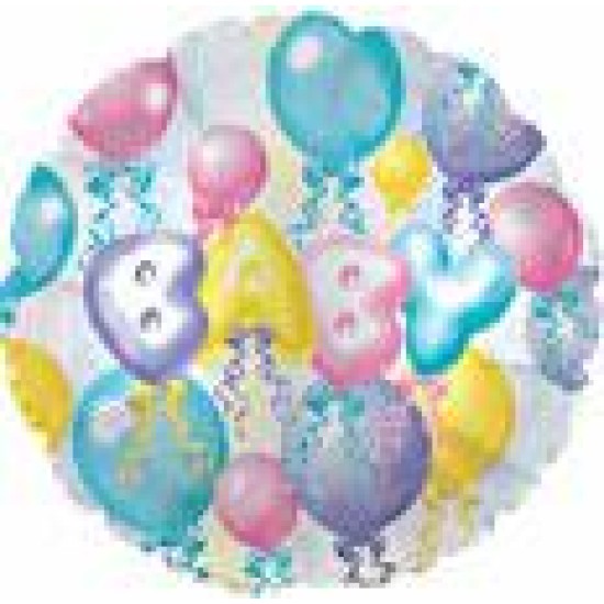 135556 31" Baby Letters Balloons 寶寶字母大氣球