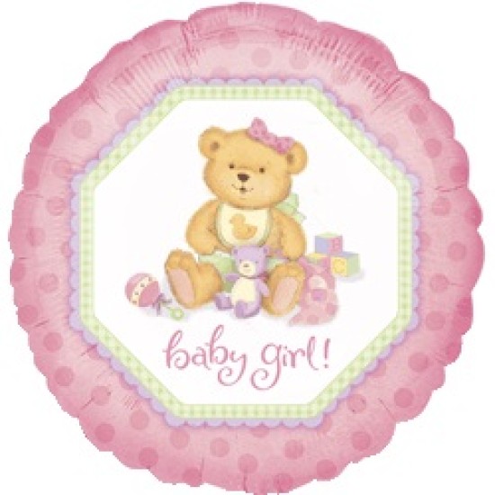 A119650 18“  Baby Girl 小熊寶寶氣球（女仔）