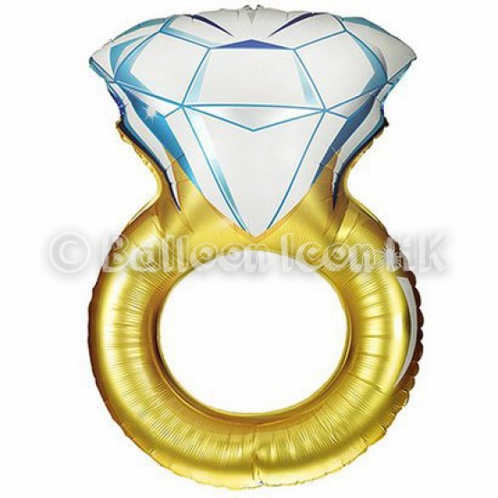 B15399 Diamond Ring Shape Balloon