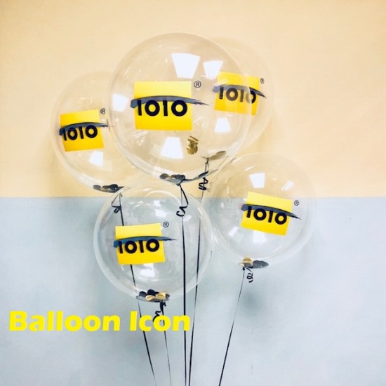 COM003 公司LOGO彩印水晶氣球套裝