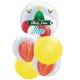 BC005AChristmas Holly Bubble Balloon Bouquet 聖誕果子全水晶氣球套裝