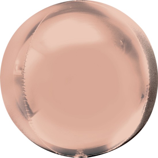2498   7吋玫瑰金4D球狀鋁膜氣球