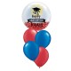 B059_C 閃絲畢業快樂水晶乳膠氣球束