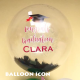 PB001C 畢業帽水晶乳膠氣球束