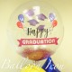 P005 快樂畢業帽水晶氣球